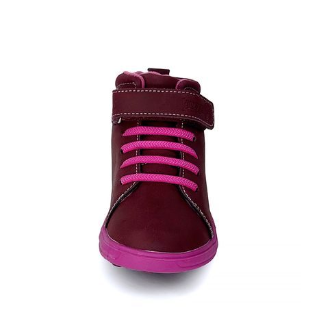 DÍVČÍ CELOROČNÍ BAREFOOT BOTY BUGGA KAMA BURGUNDY B00200-07