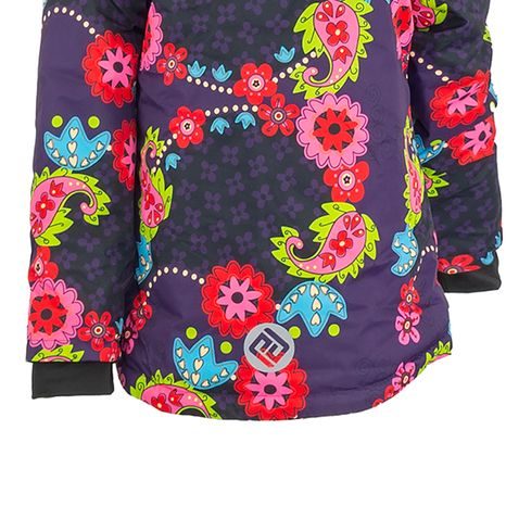 DÍVČÍ BUNDA LYŽAŘSKÁ ZIMNÍ KINDU PIDILIDI, PD1148-06, FIALOVÁ