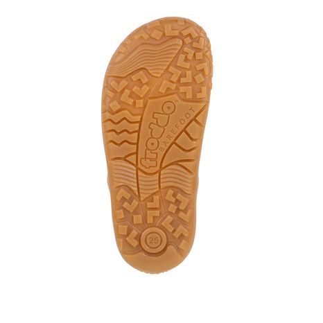 FIÚ VÁSZON BAREFOOT PAPUCS CANVAS T-BAR BLUE FRODDO G1700439-5