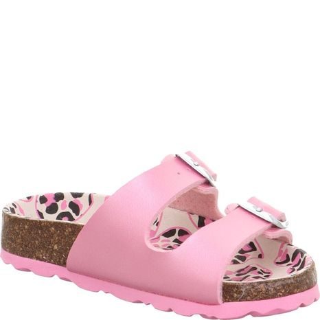 PAPUCI DE PLUTĂ PENTRU FETE SUPERFIT FOOTBAD PINK/MULTICOLORED 1-800111-5550