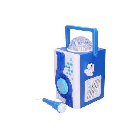 HUDEBNÍ BOX S PROJEKCÍ A MIKROFONEM 22X18,5X34,5 CM, WIKY, W013325