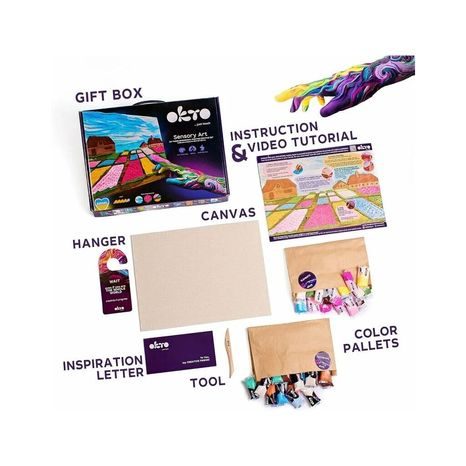 OKTO SENSOTY ART VÝTVARNÁ SADA ”KVĚTINOVÉ ZÁHONY V HOLANDSKU” 30X40 CM, WIKY, W034369