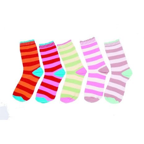 Detské pruhované ponožky, Pidilidi, PD511, holka 