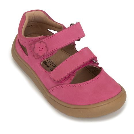 SANDALE PENTRU FETE BAREFOOT PADY KORAL, PROTETIKA, ROȘU