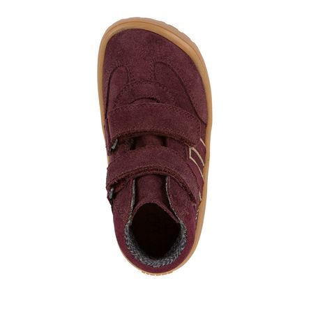 DIEVČENSKÉ CELOROČNÉ ČLENKOVÉ BAREFOOT TOPÁNKY F-MOTION TEX BORDEAUX FRODDO G3110285-7