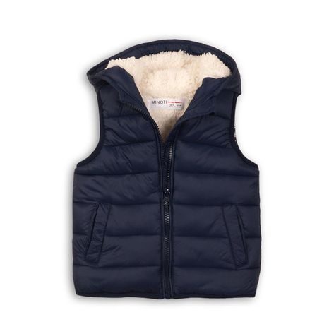 Vest Girls Winter Quilted, Minoti, Pop 4, Kék