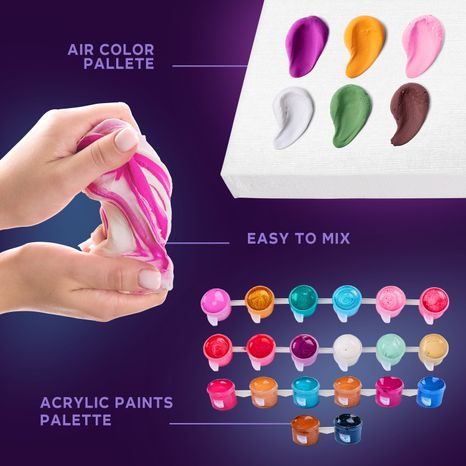 OKTO MALBA A 3D MODELOVÁNÍ OBRAZ "HUMMINGBIRDS IN LOVE" 30X40 CM, OKTO, W051119