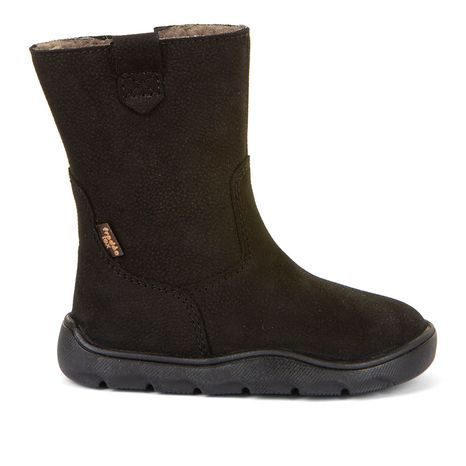 DÍVČÍ ZIMNÍ BAREFOOT KOZAČKY  ZERU TEX BOOT BLACK G3160257-1