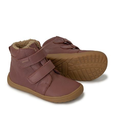 DÍVČÍ ZIMNÍ BAREFOOT BOTY BEKA OLD PINK, PROTETIKA, STARORŮŽOVÁ