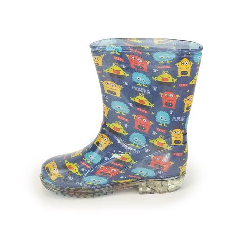 CHLAPECKÉ HOLÍNKY PVC - POTISK MONSTERS, PIDILIDI, PL0040-04,  MODRÁ