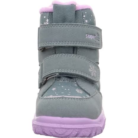 DIEVČENSKÉ ZIMNÉ TOPÁNKY HUSKY1 LIGHT GREEN/PURPLE SUPERFIT 1-006045-7510