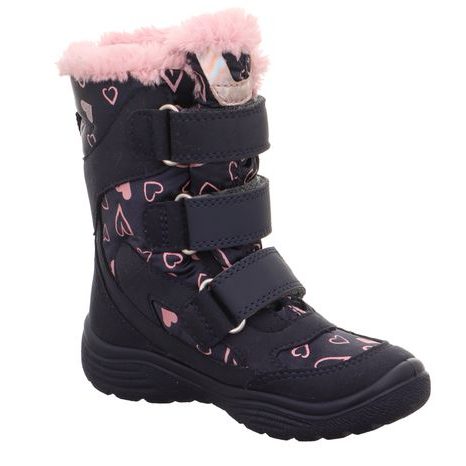 DÍVČÍ ZIMNÍ BOTY CRYSTAL BLUE/PINK GORE-TEX, SUPERFIT,1-009090-8020
