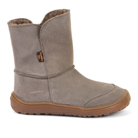 DĚTSKÉ ZIMNÍ BAREFOOT BOTY TEX SUEDE GRAY G3160250-3