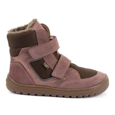 GHETE BAREFOOT DE IARNĂ PENTRU FETE UP HILL WOOL DARK PINK FRODDO G3160262-10