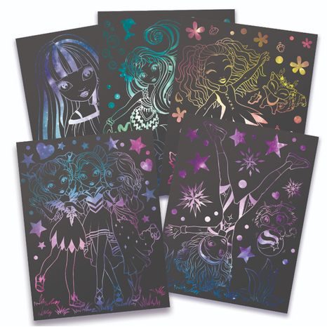 NEBULOUS STARS SEŠKRABÁVACÍ SET 5 DESTIČEK, NEBULOUS STARS, W051670