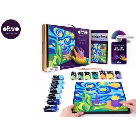 KREATIVNÍ SADA OKTO MALOVÁNÍ HMOTOU S MOTIVEM MALÝ PRINC NA PLANETCE