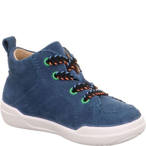 TENISI BAREFOOT PENTRU BĂIEȚI SUPERFREE BLUE/GREEN SUPERFIT 1-000539-8030