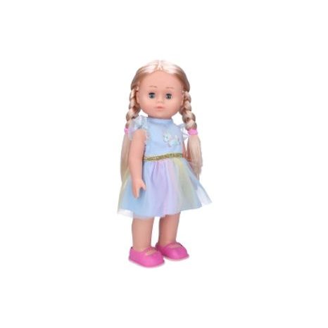 Eliška Walking Doll 41 cm, rochie albastră, bun venit, w009318