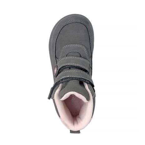 DĚTSKÉ CELOROČNÍ BAREFOOT BOTY BUGGA KIVO GREY B00199-09