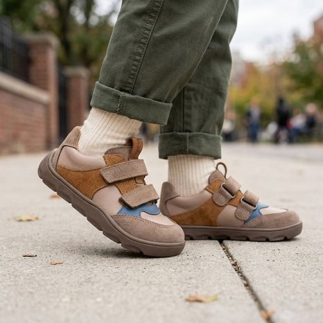 GYEREK BAREFOOT TORNACIPŐ ZERU SPRING BEIGE FRODDO G3130297-3