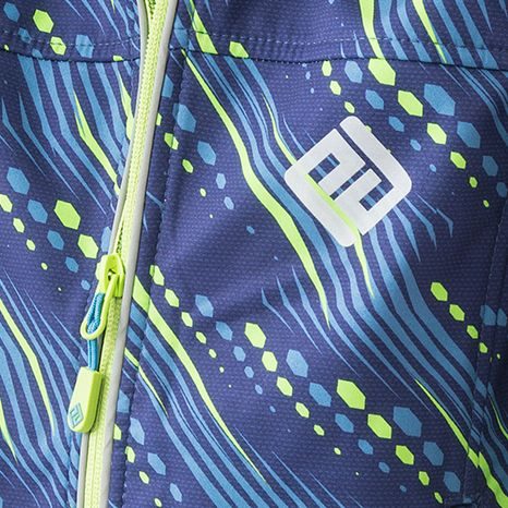 JACHETĂ PENTRU BĂIEȚI CU GLUGĂ, PIDILIDI, PD1102-02, ALBASTRU