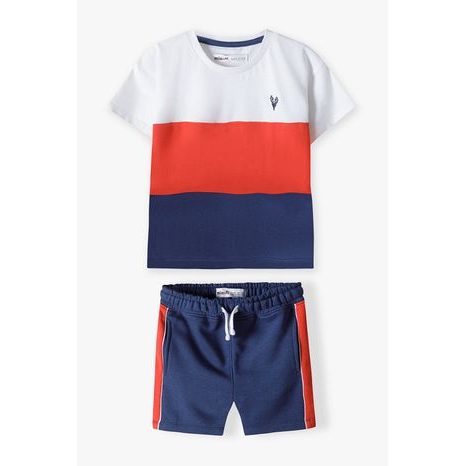 SET PENTRU BĂIEȚI - TRICOU ȘI PANTALONI SCURȚI, MINOTI, 13SET 11, BOY