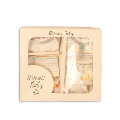 DOJČENSKÝ DARČEKOVÝ SET, MINOTI, ABC 4, BIELA