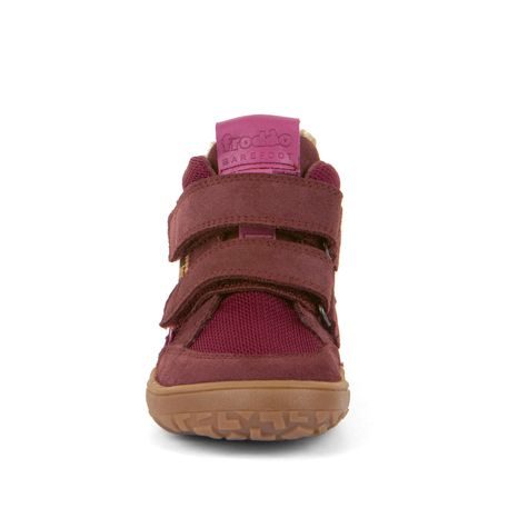 DÍVČÍ ZIMNÍ BAREFOOT BOTY TEX WOOL BORDEAUX FRODDO G3110266-7W