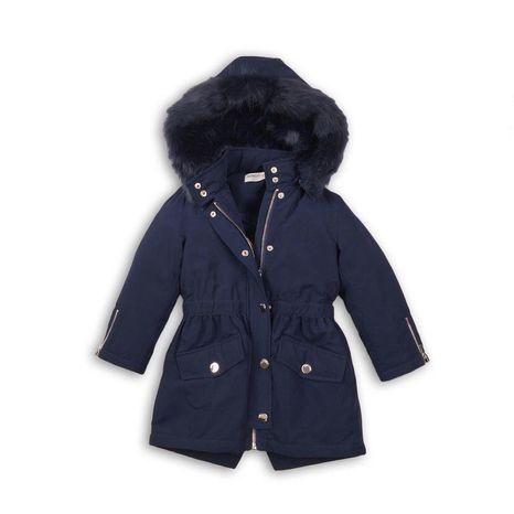 KABÁT DÍVČÍ PARKA, MINOTI, REDSOX 5, MODRÁ