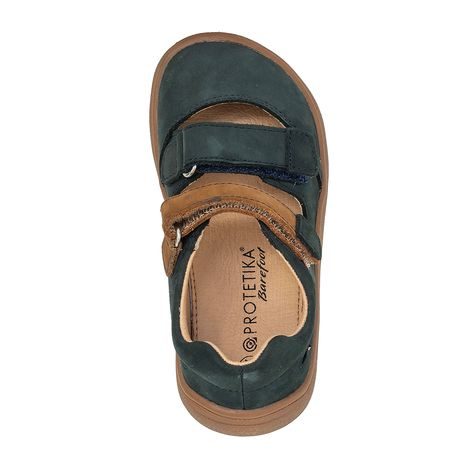 CHLAPČENSKÉ SANDÁLE BAREFOOT PADY BROWN, PROTETIKA, HNEDÉ