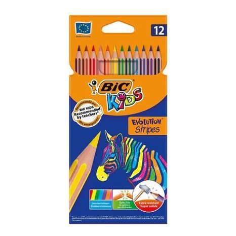Creioane colorate EVOLUTION 12 buc, BIC, W850057