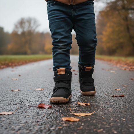 DĚTSKÉ ZIMNÍ BAREFOOT BOTY TEX WINTER BLACK FRODDO G3160247-16