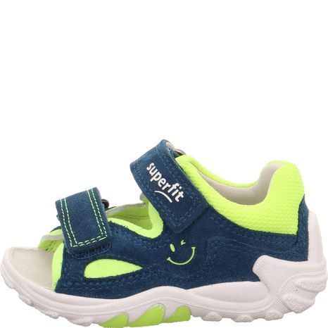 CHLAPECKÉ SANDÁLY FLOW  BLUE/YELLOW SUPERFIT 1-000034-8030 MODRÁ