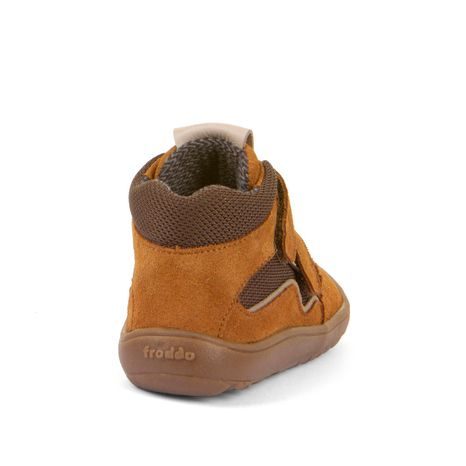 DĚTSKÉ BAREFOOT BOTY TEX AUTUMN COGNAC FRODDO G3110266-4