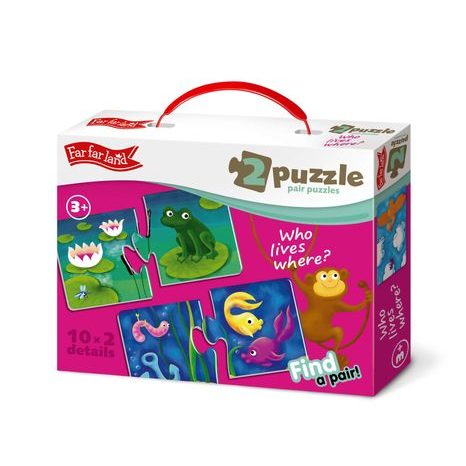 FAR FAR LAND CASE PUZZLE CU ANIMALE, FAR FAR LAND, W022264