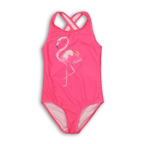 Plavky dievčenské jednodielne, Minoti, KG SWIMSUIT 18, růžová