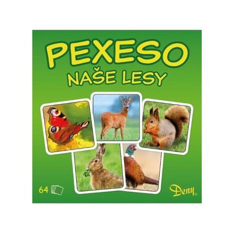 PEXESO NAŠE LESY, HYDRODATA, W010213