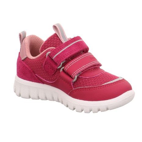 LÁNYOK EGÉSZ SZEZONRA SZÓLÓ CIPŐ SPORT7 MINI, SUPERFIT,1-006203-5000, PIROS