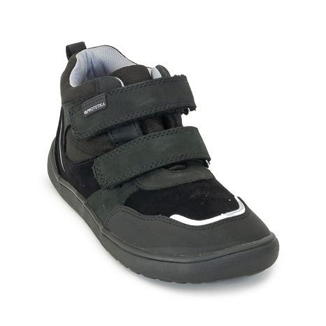 CHLAPČENSKÉ CELOROČNÉ TOPÁNKY S MEMBRÁNOU BAREFOOT BANET BLACK, PROTETIKA, ČIERNA
