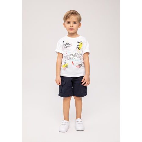 TRICOU CU MÂNECĂ SCURTĂ PENTRU BĂIEȚI, MINOTI, 13TEE 17, BOY