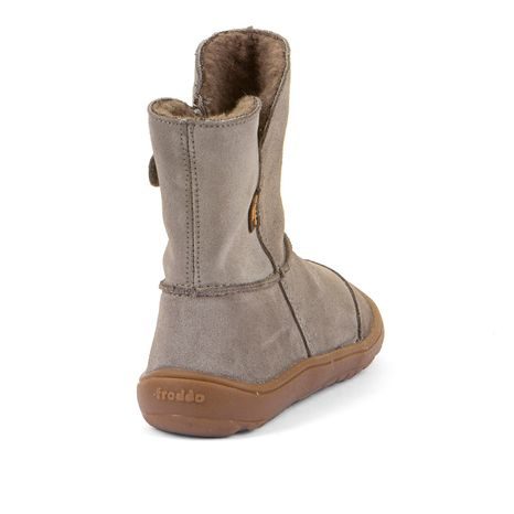 DĚTSKÉ ZIMNÍ BAREFOOT BOTY TEX SUEDE GRAY G3160250-3