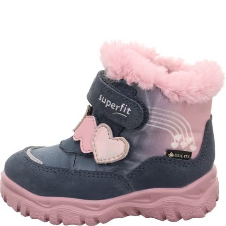 DIEVČENSKÉ ZIMNÉ TOPÁNKY HUSKY+ BLUE/PINK SUPERFIT 1-006061-8000