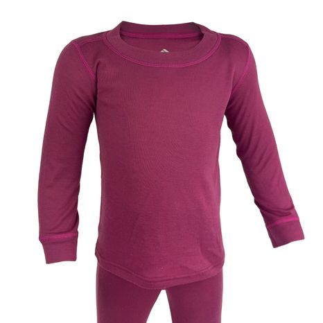 LENJERIE FUNCȚIONALĂ CU USCARE RAPIDĂ PENTRU FETE - SET TRICOU ȘI PANTALONI PD1174-01 FUCHSIA