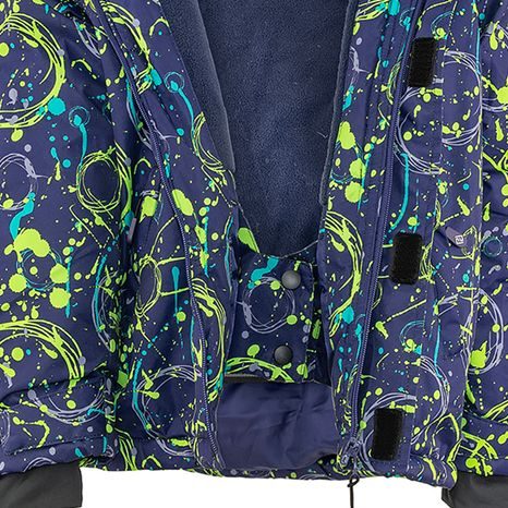 CHLAPECKÁ BUNDA LYŽAŘSKÁ ZIMNÍ LUMUN PIDILIDI, PD1148-04, MODRÁ