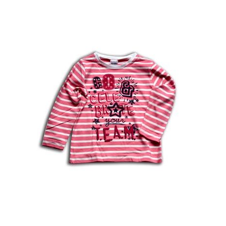 tričko dievčenské, dlhý rukáv, Wendee, ozfb102487-0, růžová 