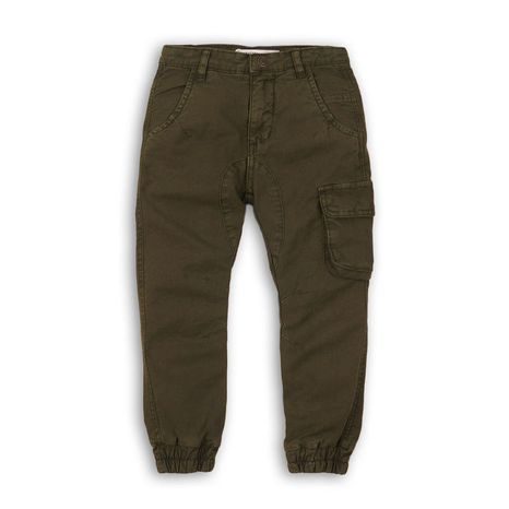 Pantaloni pentru băieți cu buzunare laterale, Minoti, YAY 7, verde
