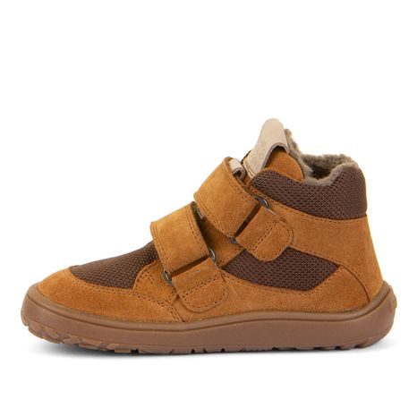 DĚTSKÉ ZIMNÍ BAREFOOT BOTY TEX WOOL COGNAC FRODDO G3110266-4W