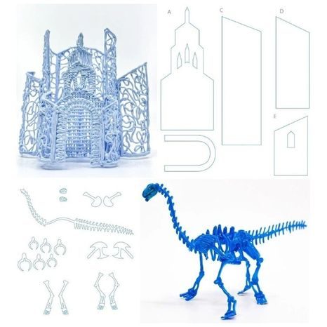 3D PERO 3DOODLER START + A 72 NÁPLNÍ + 10 ŠABLON, WIKY KREATIVITA, W039045