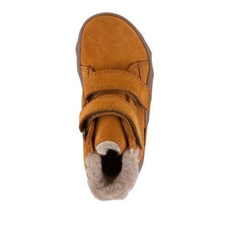 GHETE DE IARNĂ BAREFOOT PENTRU COPII ZERU TEX FURRY COGNAC FRODDO G2110151-2