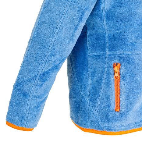 MIKINA CHLAPECKÁ CHLUPATÁ SE STOJÁČKEM, PIDILIDI, PD1139-04, MODRÁ